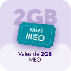 Vales de 2GB MEO