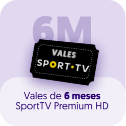 Vales de 6 meses SportTV Premium HD